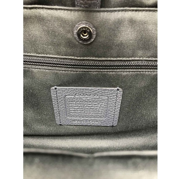 Coach Men’s West Backpack In Midnight Navy Pebble - Picture 7 of 8